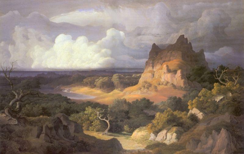 Henry Keller Heroic Landscape oil painting image